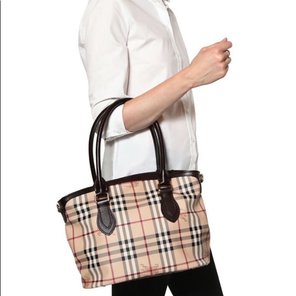 Burberry Haymarket Newfield Tote